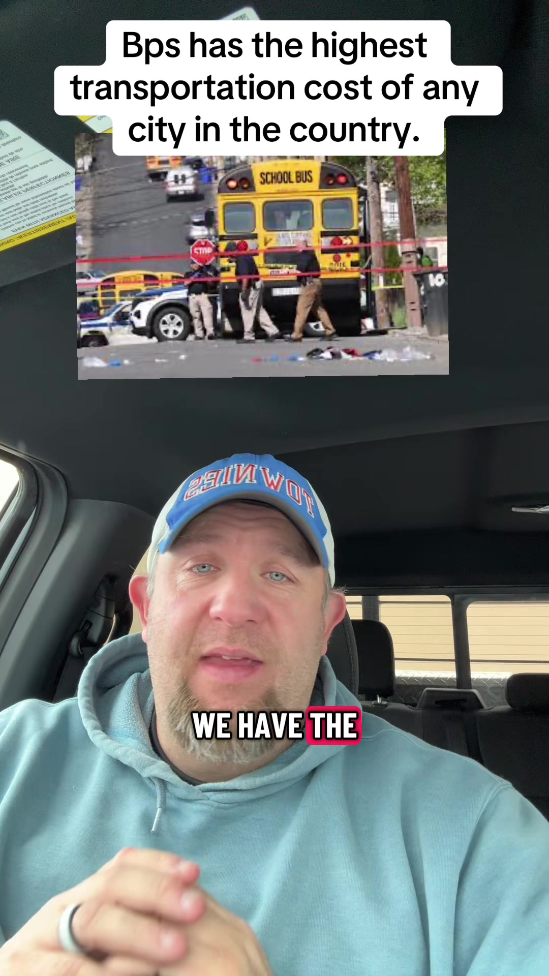 Why does BPS have the highest transportation cost of any major city in the country. 