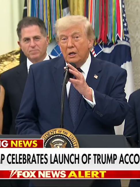 President Trump says today's newborns could have a major financial head start by the time they turn 18 thanks to Trump Accounts. 