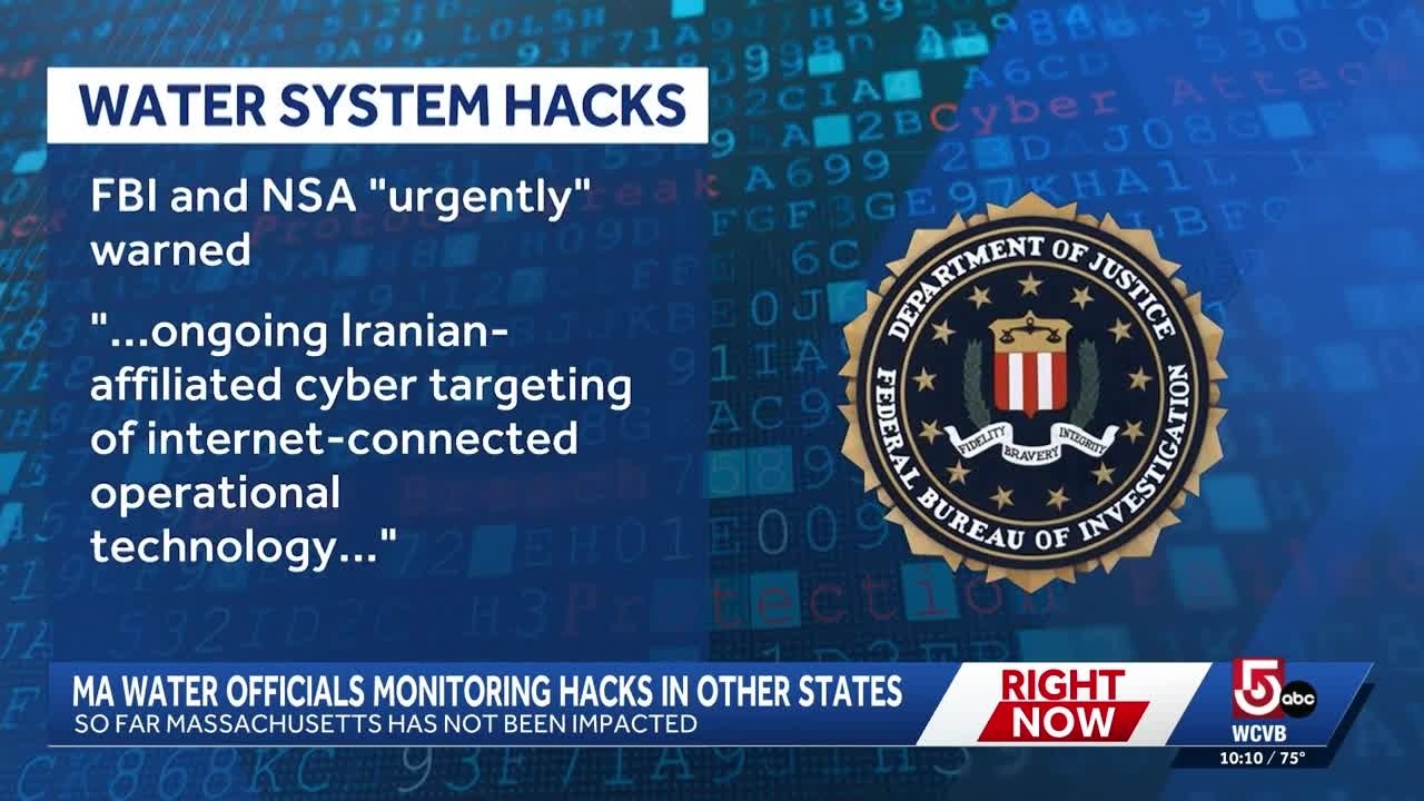 Massachusetts water systems monitored as cyberattacks target other states