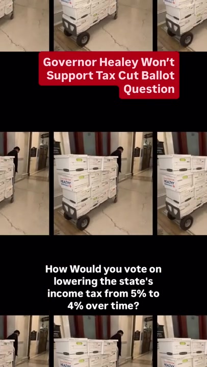 On OTR, Governor Healey tells us she will not support a ballot question to lower the state’s income tax.