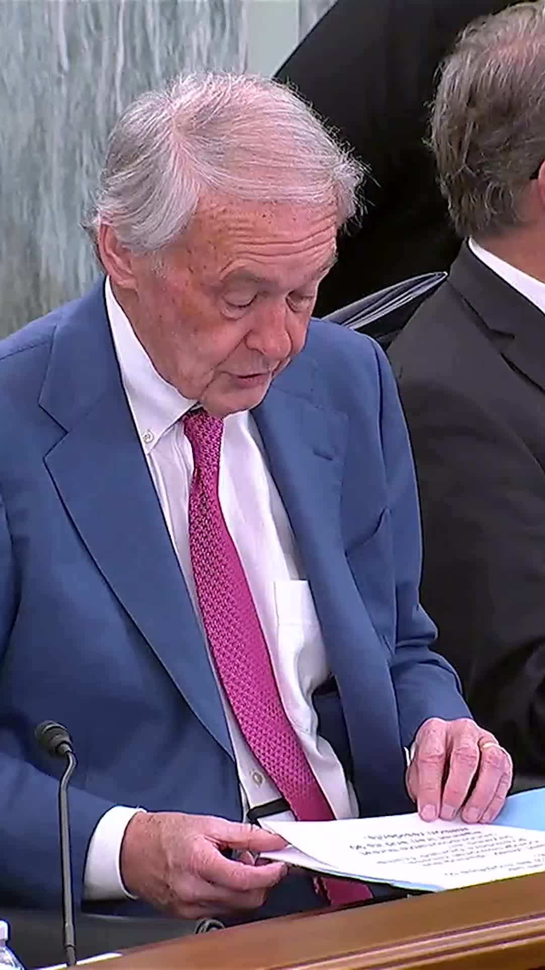 The Senate cannot keep up business as usual after the President threatened genocide in Iran. I just tried to hold Trump accountable in the Senate Commerce Committee. Every Republican voted no