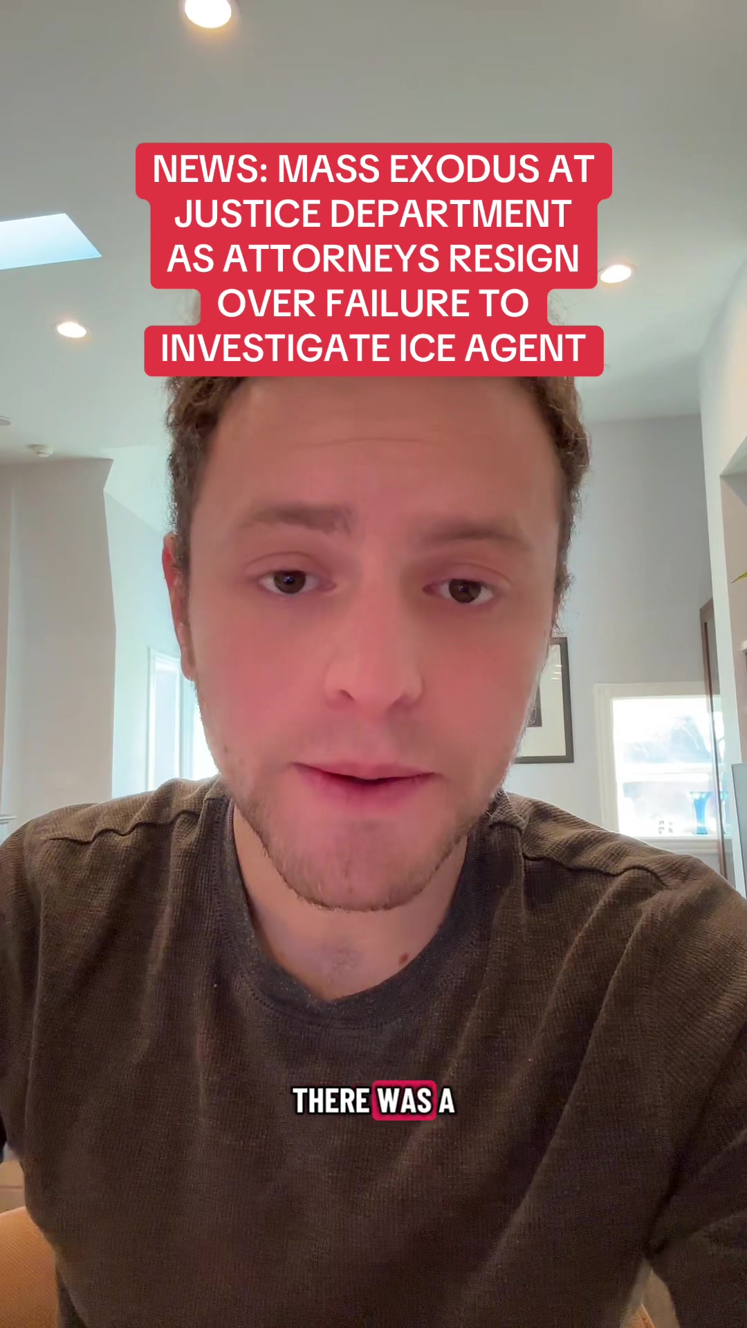 MASS EXODUS AT JUSTICE DEPARTMENT AS ATTORNEYS RESIGN OVER FAILURE TO INVESTIGATE ICE AGENT