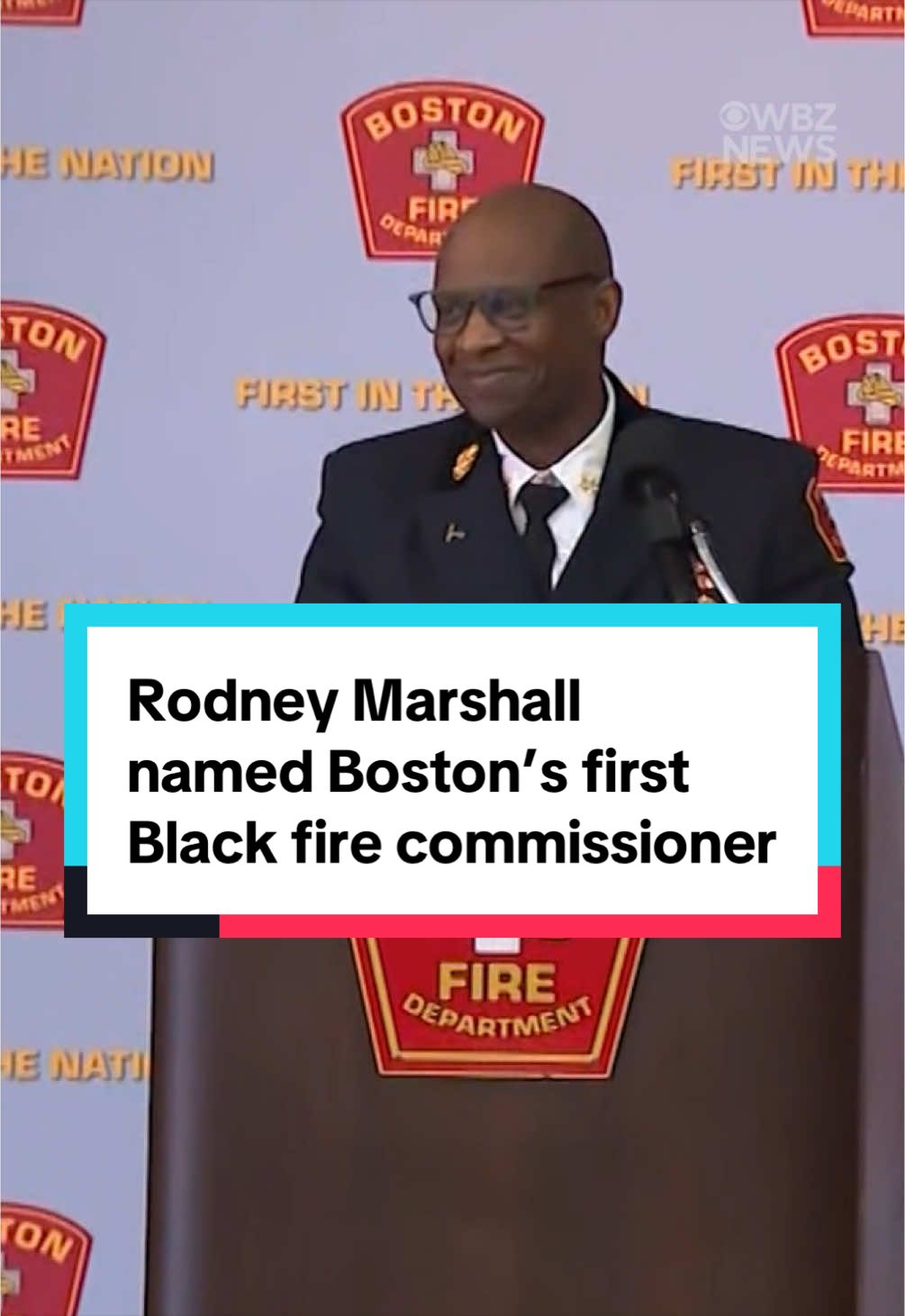 After 35 years with the Boston Fire Department, Rodney Marshall has been appointed the city’s first Black fire commissioner, a historic moment for the city of Boston.