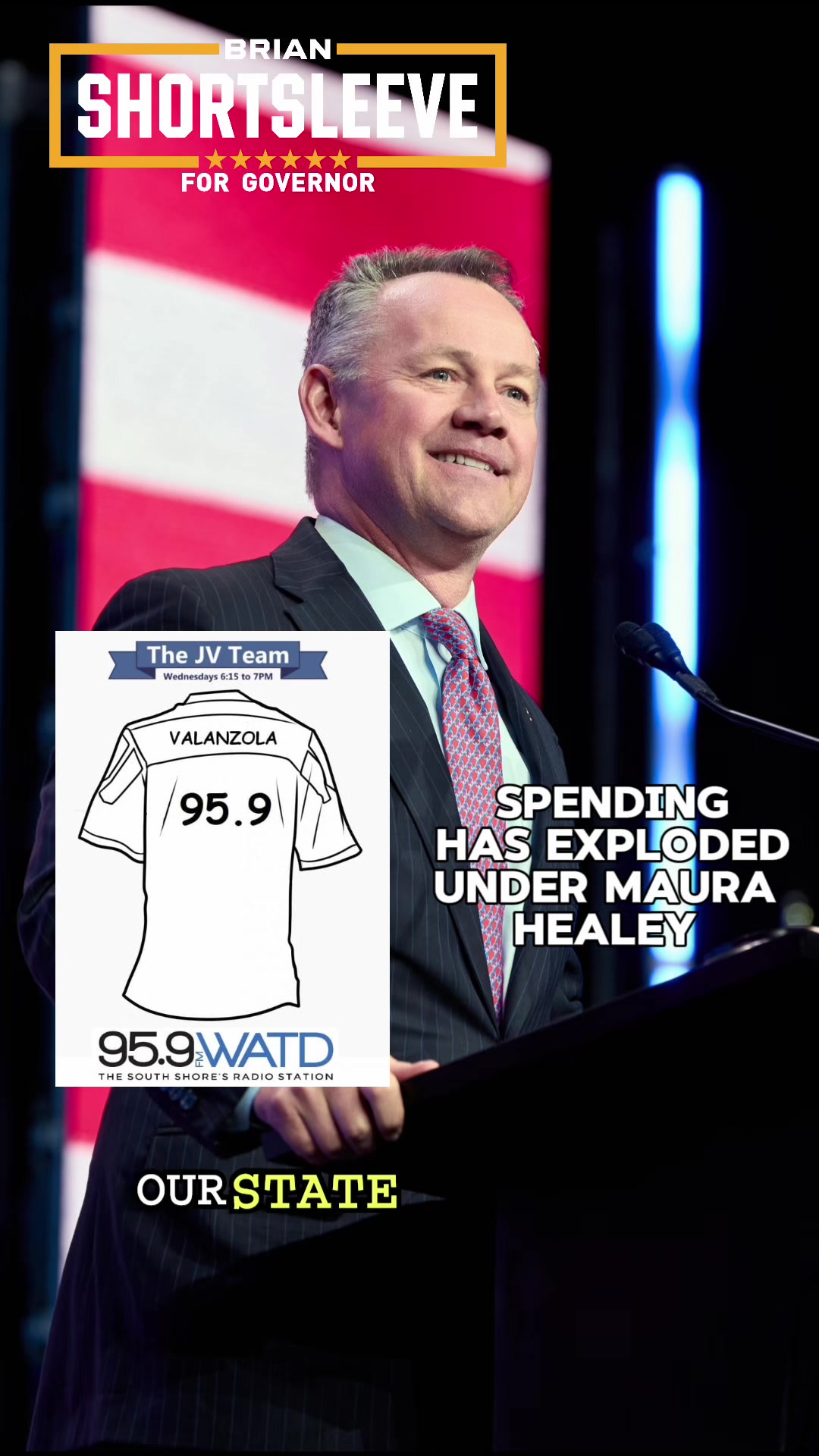 In 2022, Massachusetts’ budget was $48 billion. This year, it’s $65 billion. State spending has exploded under Maura Healey. Great to be on WATD this week