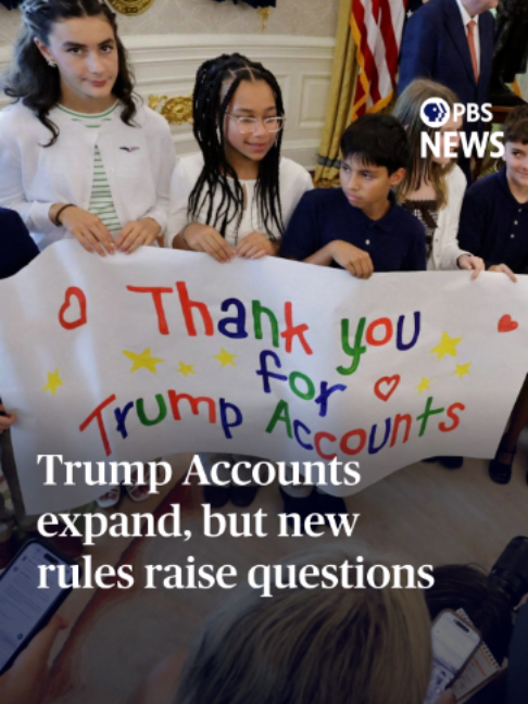 The Treasury Department has created Trump Accounts for every eligible child, automatically enrolling more than 60 million.