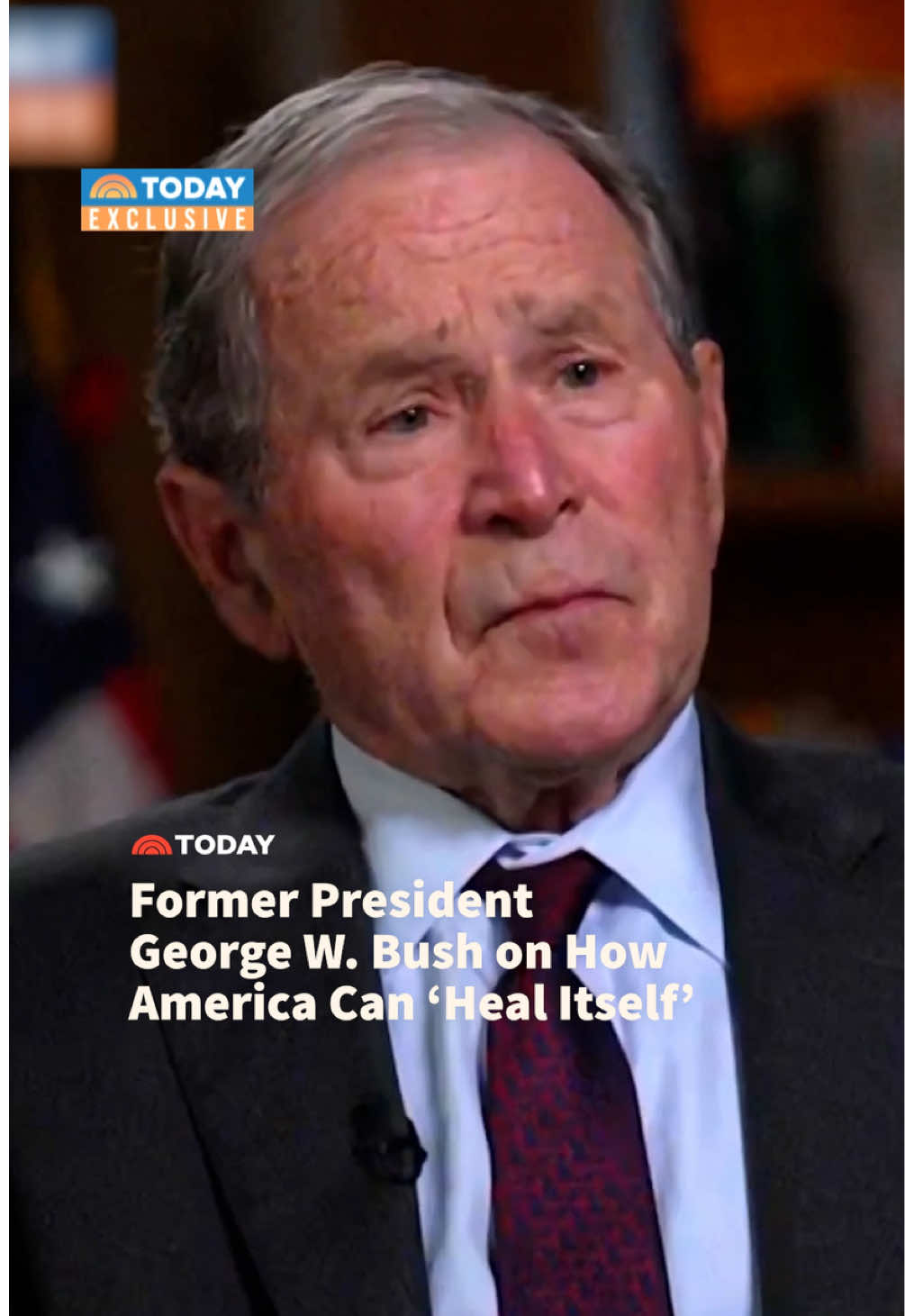 In a TODAY exclusive, former President George W. Bush speaks with Jenna Bush Hager about what can unite Americans. 