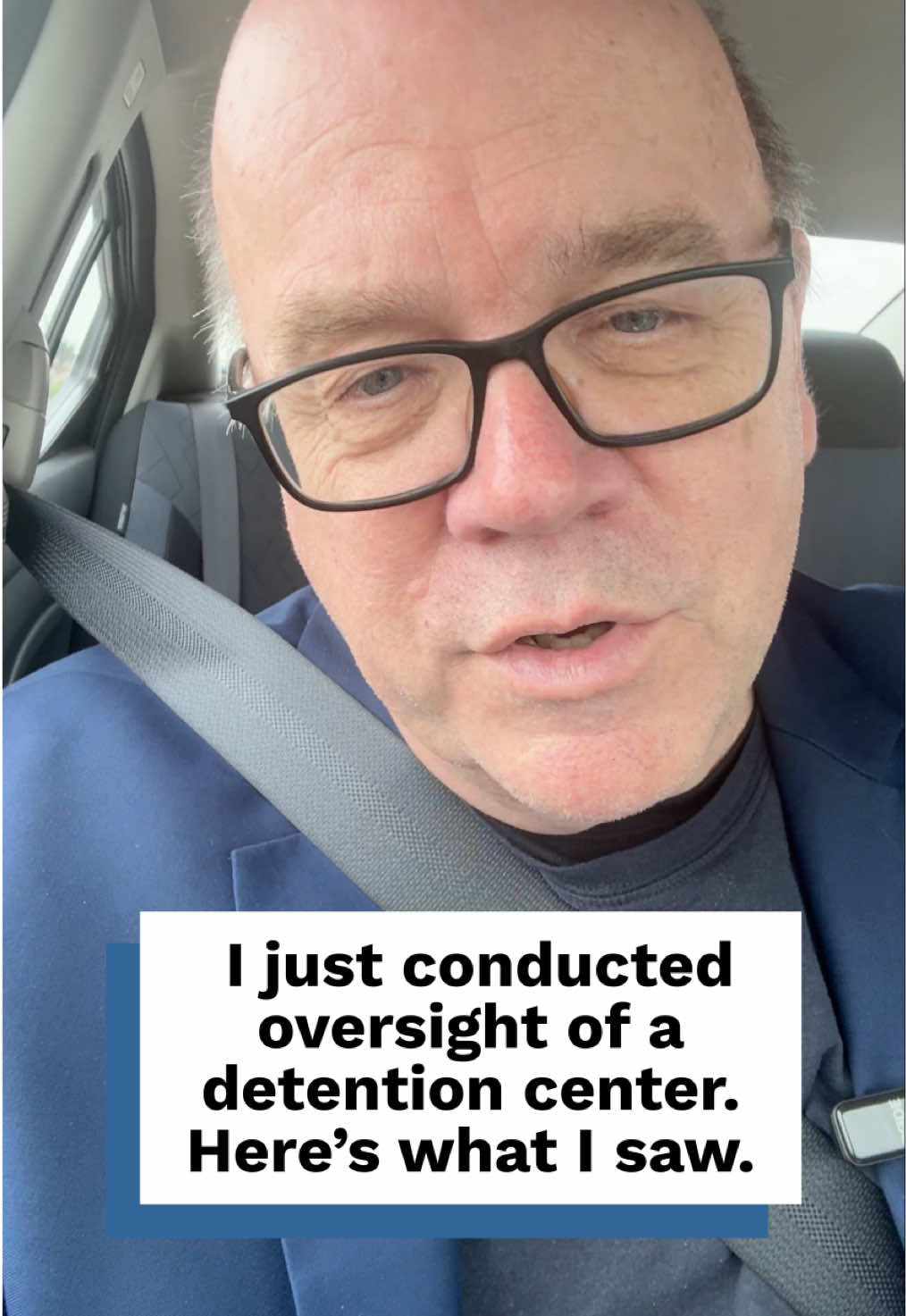 I just visited a detention center to exercise my official oversight responsibilities as a member of Congress. Many folks being held there are families with children—some of whom have been separated. Here’s what I saw.