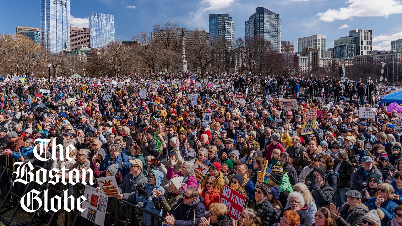 No Kings in Boston draws over 100,000 people to protest the Trump administration at Boston Commons