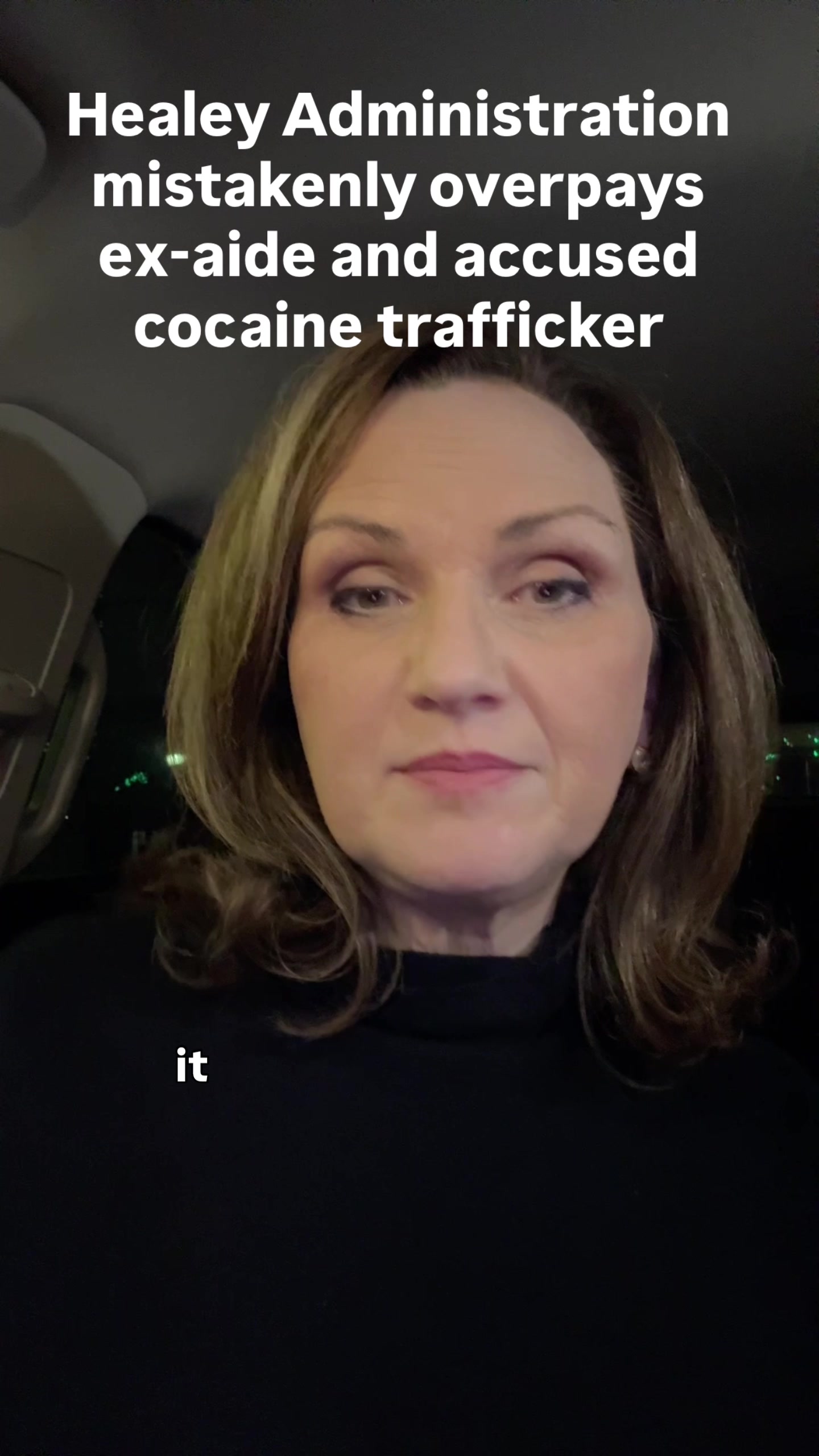The Healey Administration admits it mistakenly paid out $31-thousand in unused vacation pay to a former aide accused of cocaine trafficking