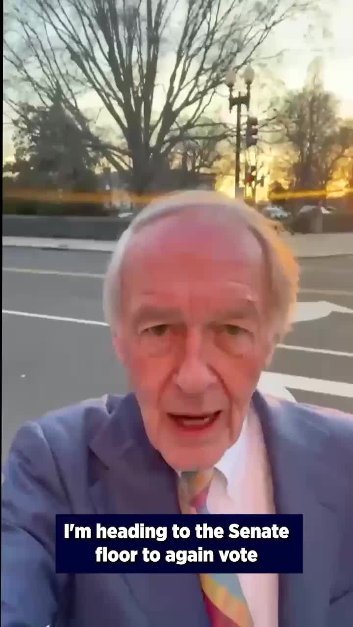 I'm on my way to the Senate floor to vote for @ChrisMurphyCT War Powers Resolution. We must end Trump’s illegal war with Iran now.