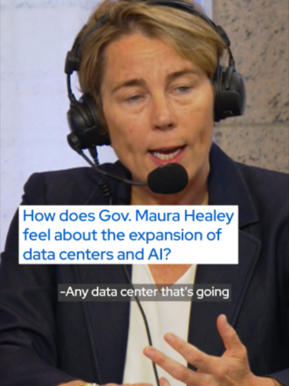 Massachusetts Governor Maura Healey joins Boston Public Radio for “Ask the Governor” to give her thoughts on AI and data centers: "It's about who AI is affecting,” she said.
