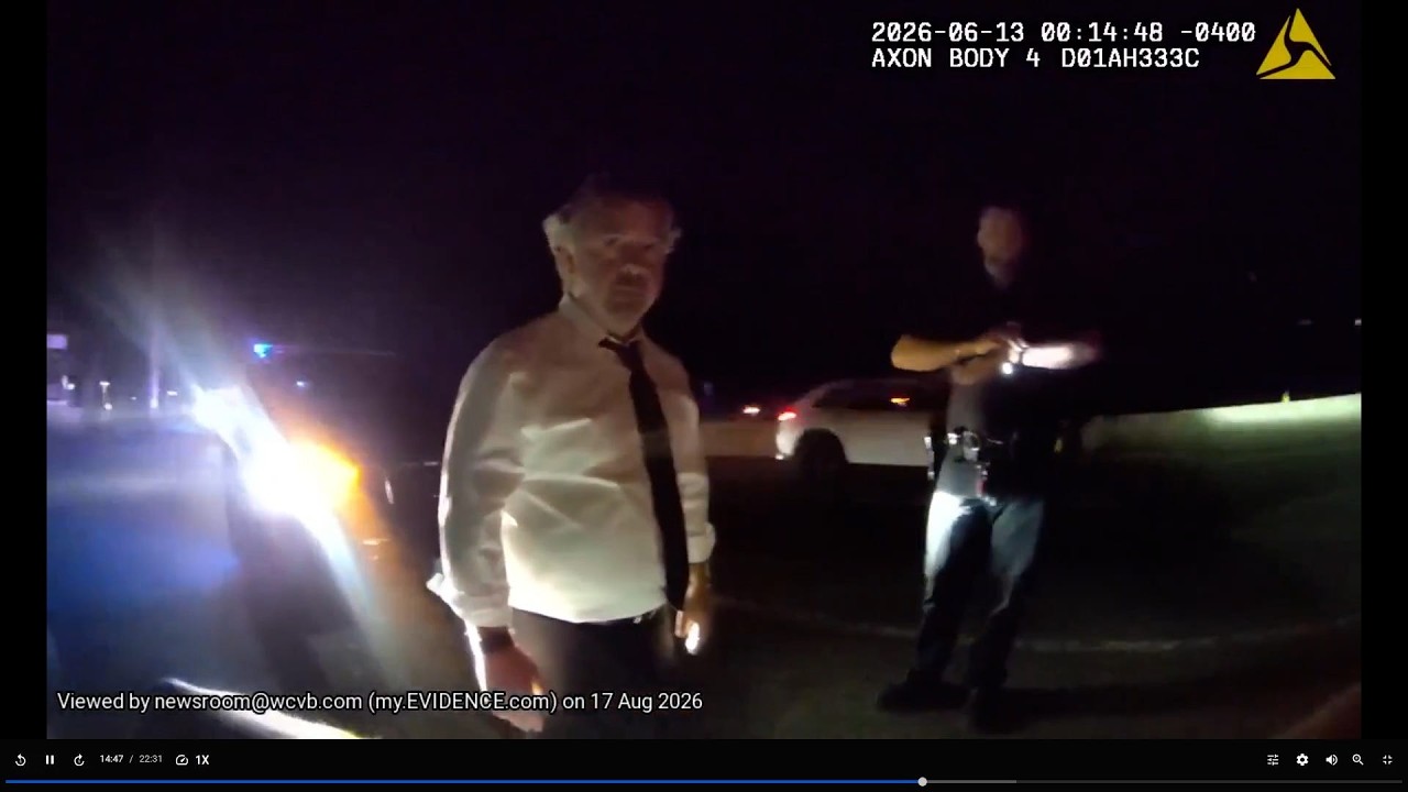 Body camera footage shows OUI arrest of Massachusetts Democratic Party chair