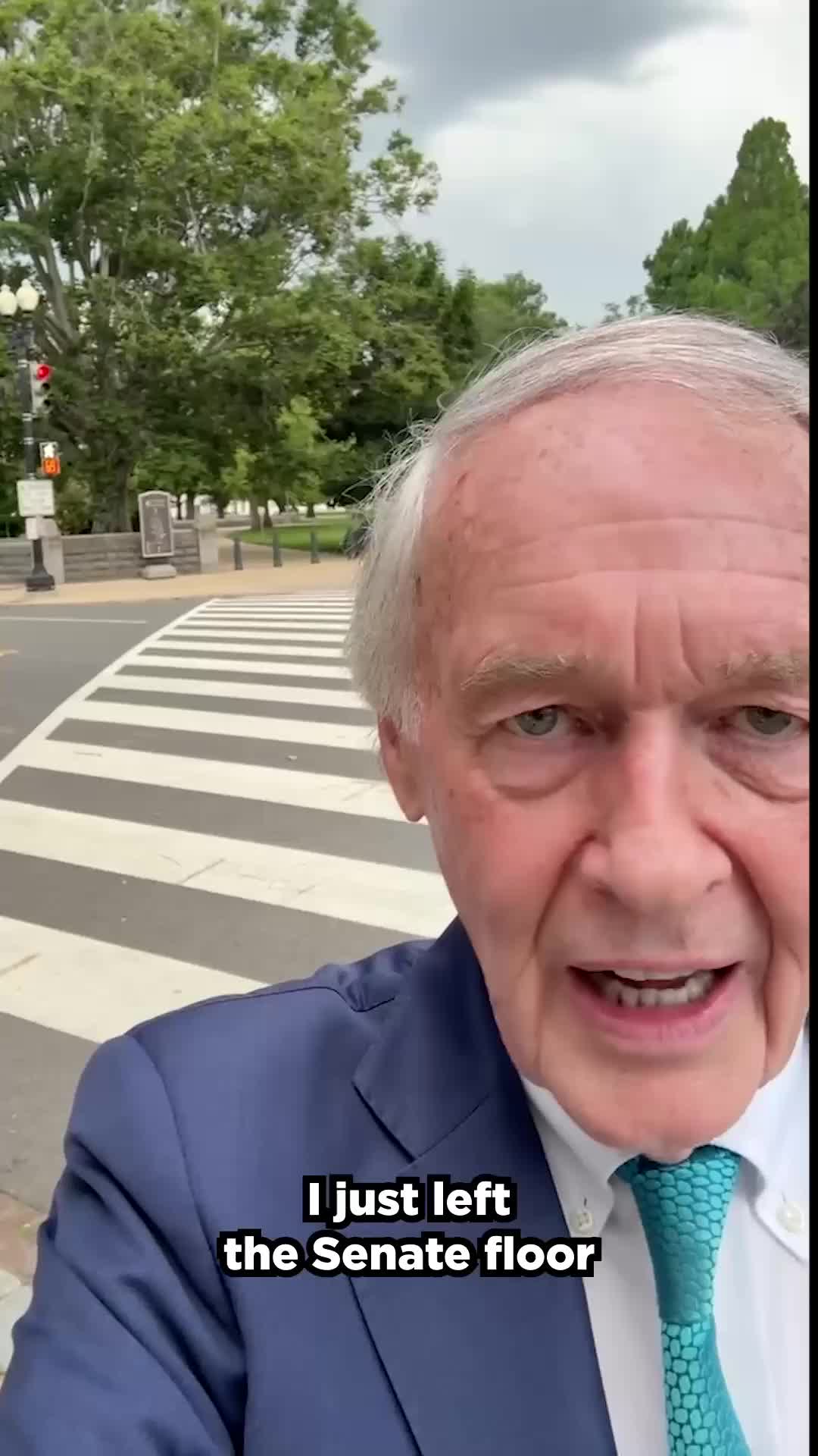 I just left the Senate floor where we finally advanced the Iran War Powers Resolution. This must pass.