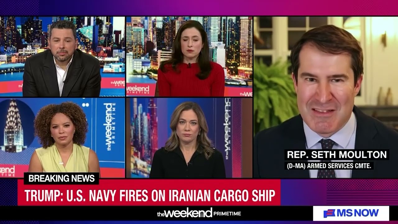 Seth Moulton talks Iran, Polymarket, and FISA with The Weekend: Primetime on MS NOW