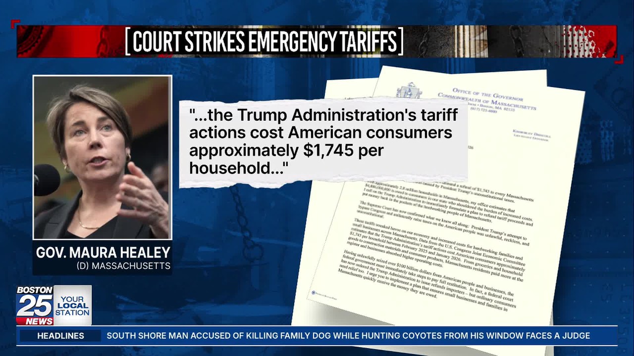 Gov. Healey demands $1,745 refund for all Mass. residents over President Trump’s tariffs