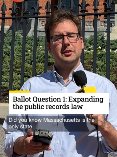 Should Massachusetts' public records law expand to cover the governor's office and the state Legislature? That's Question 1 on the ballot this fall. 