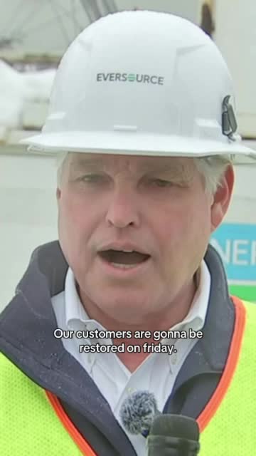 According to Eversource, around 2,000 crews continue to make progress restoring power to customers across southern Massachusetts. As of 3:15 p.m., power has been restored to 295,000 customers. 135,100 customers remain without power.