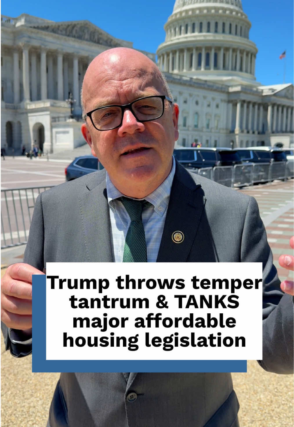 Trump had the chance to lower housing costs for millions of Americans. Instead, he’s throwing a temper tantrum like a toddler because we won’t let him rig the midterm elections